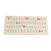 Molde Silicona Alfabeto Cómic Mini